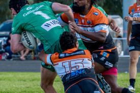 The Elwood brothers were strong for Nyngan in reserve grade.