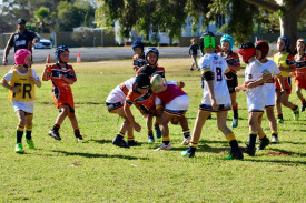 Nyngan under eights versus St John’s.
