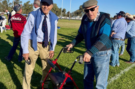 Bomber Moxham and Ian Mckay.