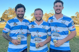 Cye Beer, Brendan Nelson and Bailey Brooks. Photos by The Nyngan Weekly: Abigail McLaughlin.