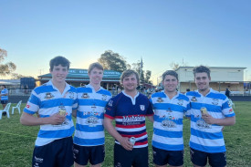 Jeremy Holmes, Toby Smith, Dom Spora, Lachie Donnelly and Will Mudford.
