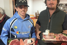Sunday 4BBB winnets Ashton Deebank and Reg Herbert.