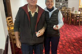4BBB runners-up Wayne Arandale and Lisa Herbert.