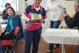 Cumnock Ladies Open A-grade scratch runner-up Deb Matheson.