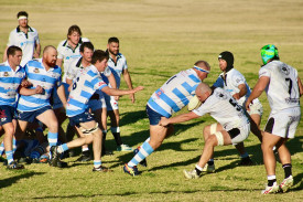 Manning Doughty with the ball for Nyngan.