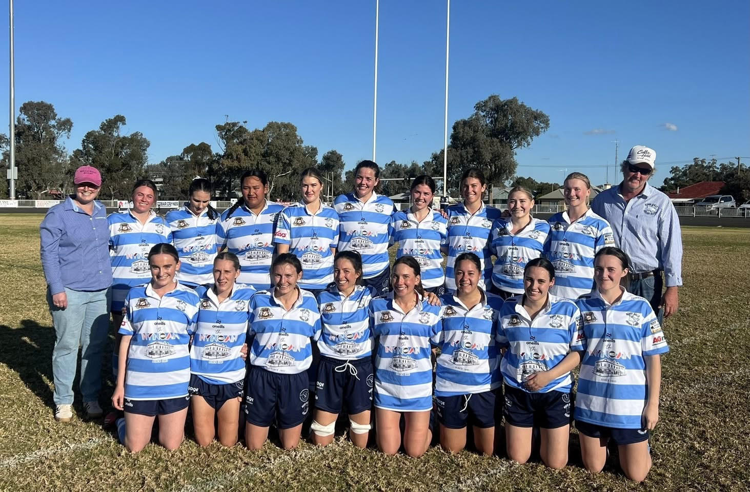 Nyngan’s ladies side went down 26-5 to Coonamble. Photos supplied.