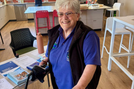 Wendy Clissold at the first Seniors Information Expo.