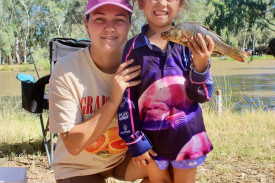 Brilea Moore and Xanthe Hurtel from Coonamble.