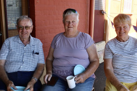 Coll Pardy, a visitor from Queensland, and Melanie Cameron at the International Women’s Day event at the Nyngan Museum. Photos by The Nyngan Weekly: Abigail McLaughlin.