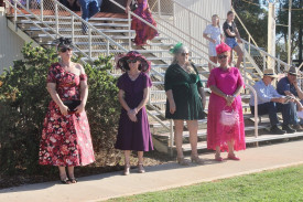 Entrants in the classic dress Fashion in the Field.