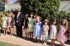 Entrants in the primary school fashions section.