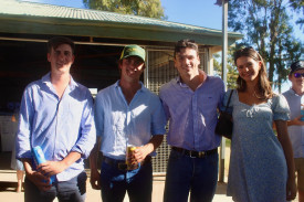 Nathan Weston, Jack McLaughlin, Will and Lani Denny.