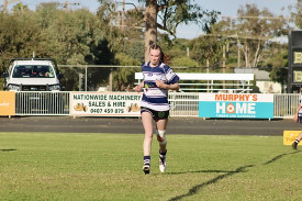 Jasmine Bourke won a player point for her effort for the Bulls Tri Tag.