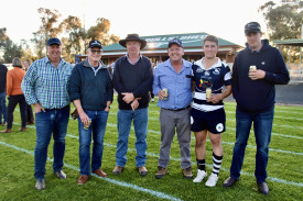 Trevor Donnelly, Mick Hoare, Breil Jackson, Brian Bonello, Lachie Donnelly and Angus Holmes.