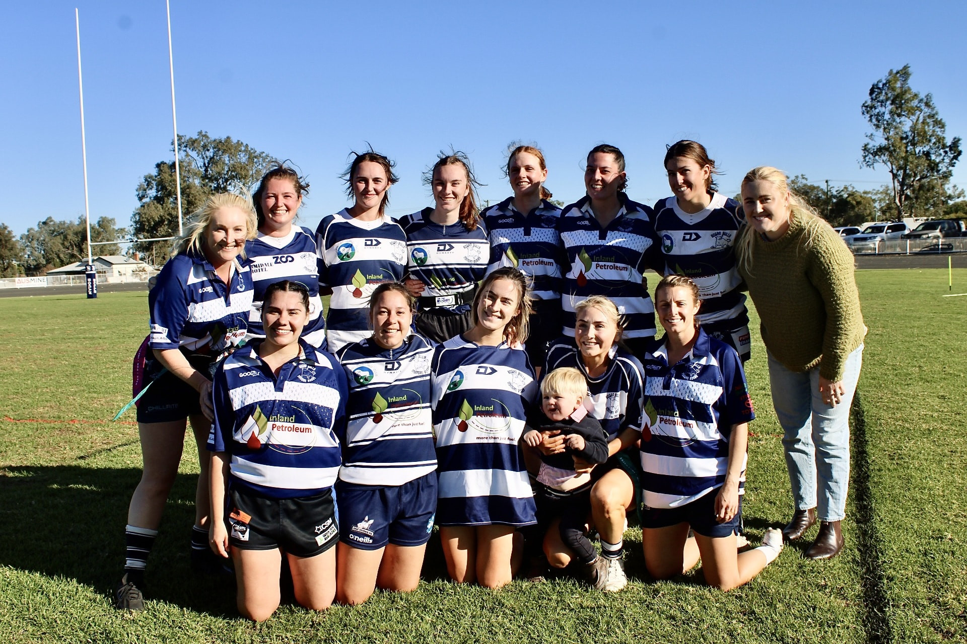 The Unbeaten Bogan Bulls ladies.