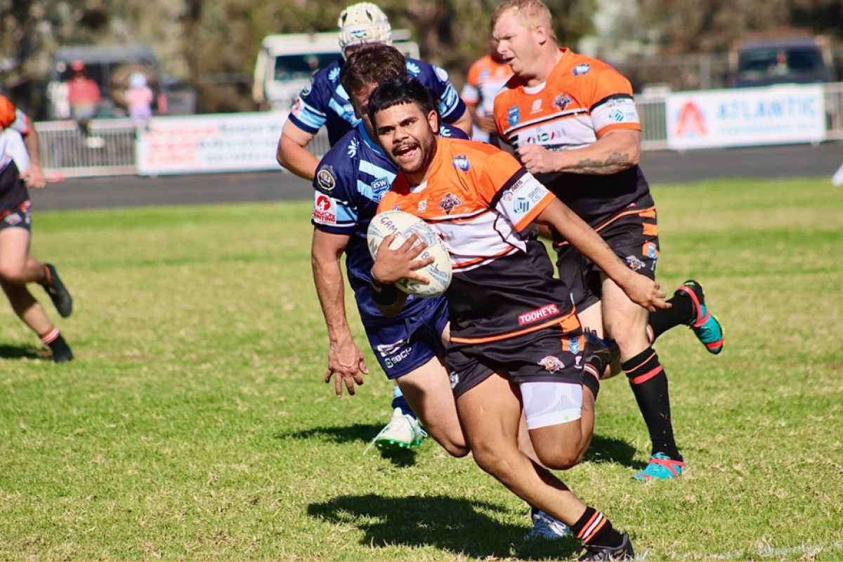 Braith Kelly scored a try for reserve grade. Photos by The Nyngan Weekly: Abigail McLaughlin.
