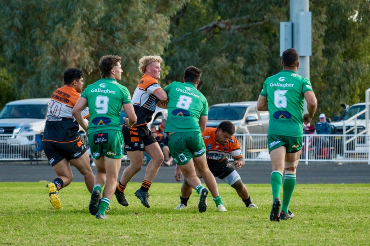 Vinny Leuluai, Aiden Bermingham and Loma Atuau. Photos by Rowie Hawley Photography.