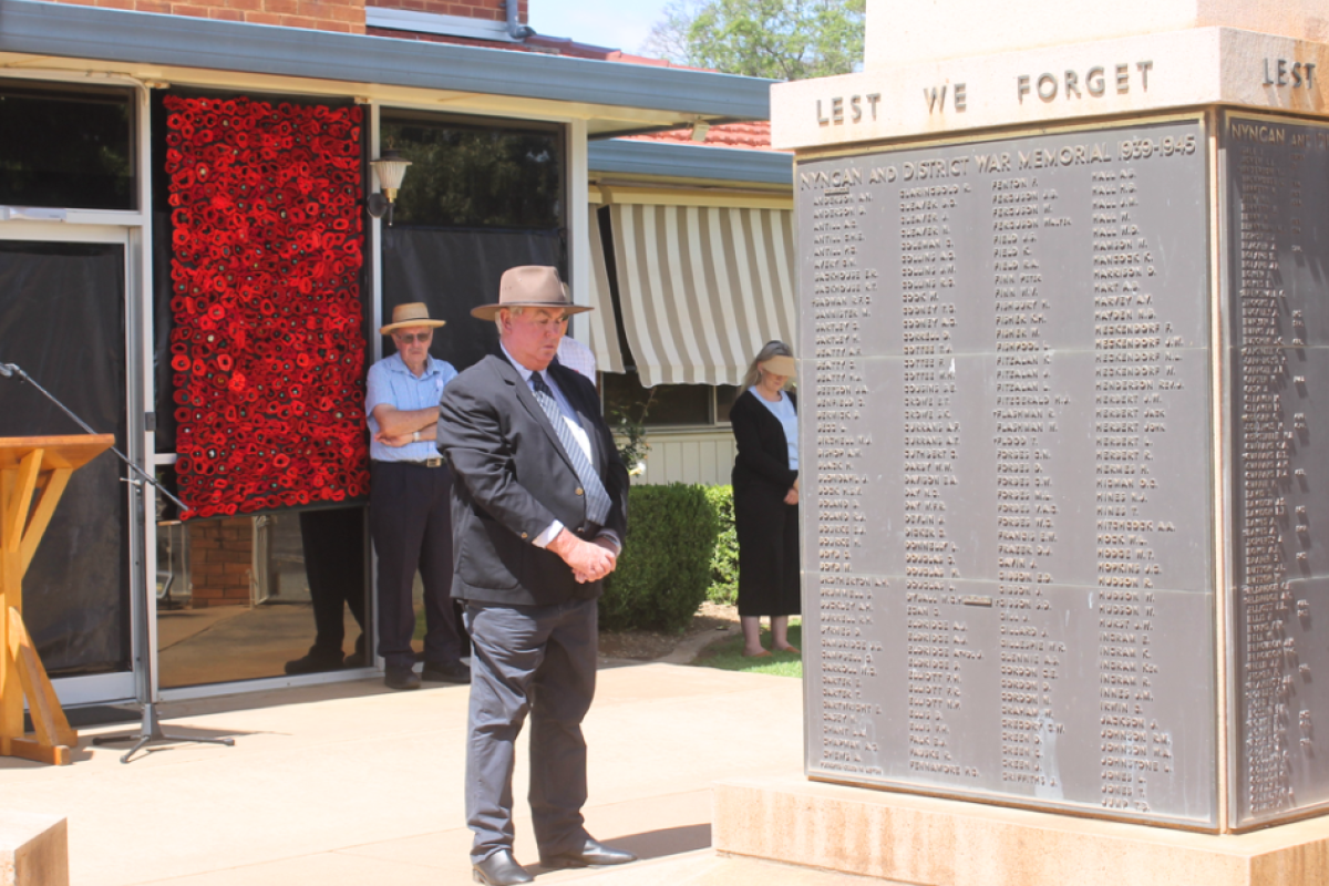 Bogan Shire Council has received almost $10,000 for repairs works to the Nyngan and District War Memorial Cenotaph. Photo by The Nyngan Weekly: Abigail McLaughlin.