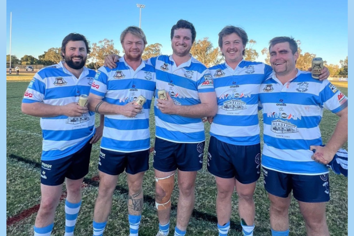 Mitch Butler, Grimmace, Dapto Taylor, WIll Boag and Tom Cleaver.