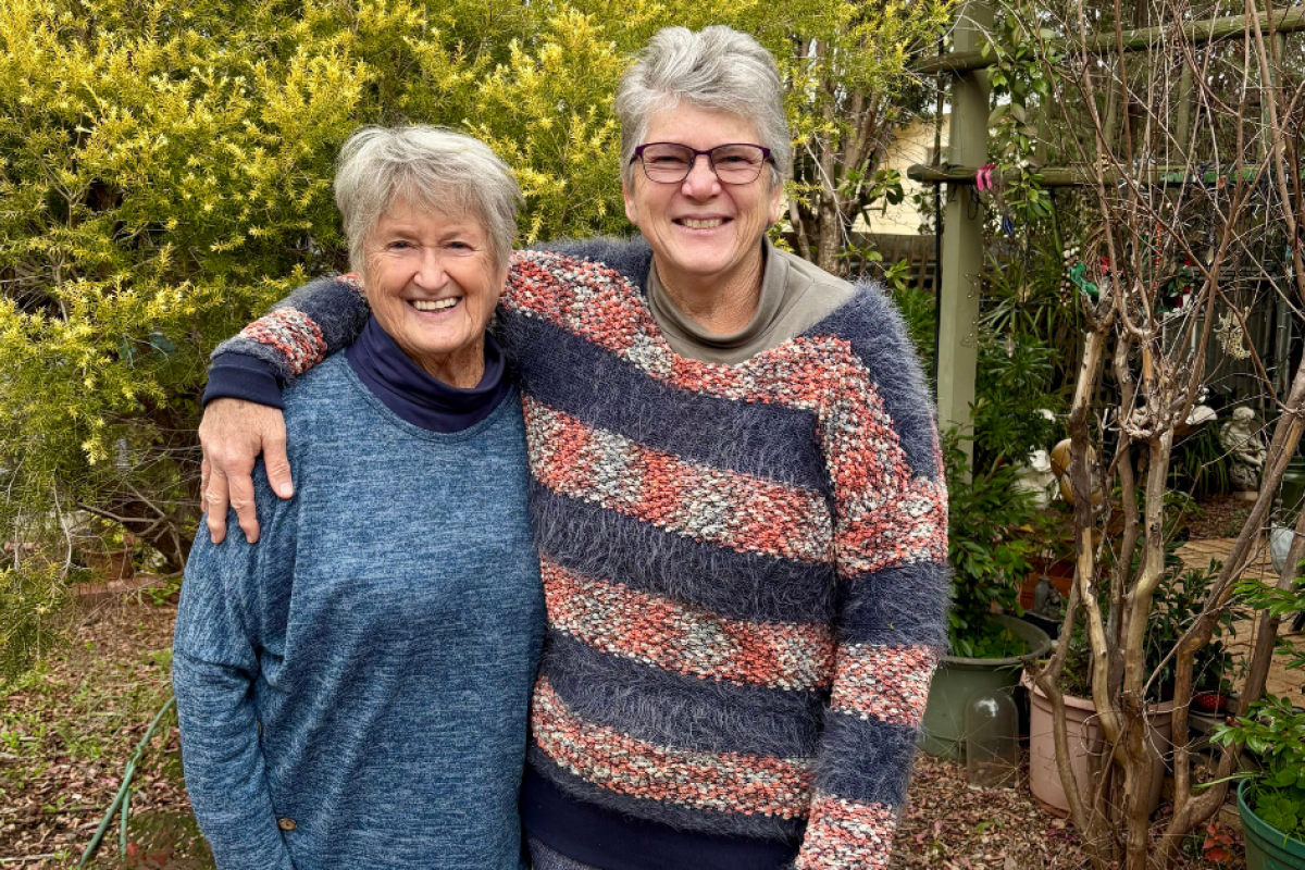 Lynn Hodge and Lyn Quinton officially retired from fine arts pavilion duties at the culmination of the recent Nyngan Show. Photo by The Nyngan Weekly: Abigail McLaughlin.