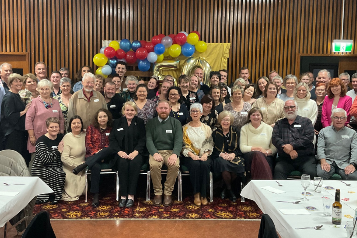 Attendees at the Nyngan High School 50 year celebrations. Photos by Noelene Walsh.