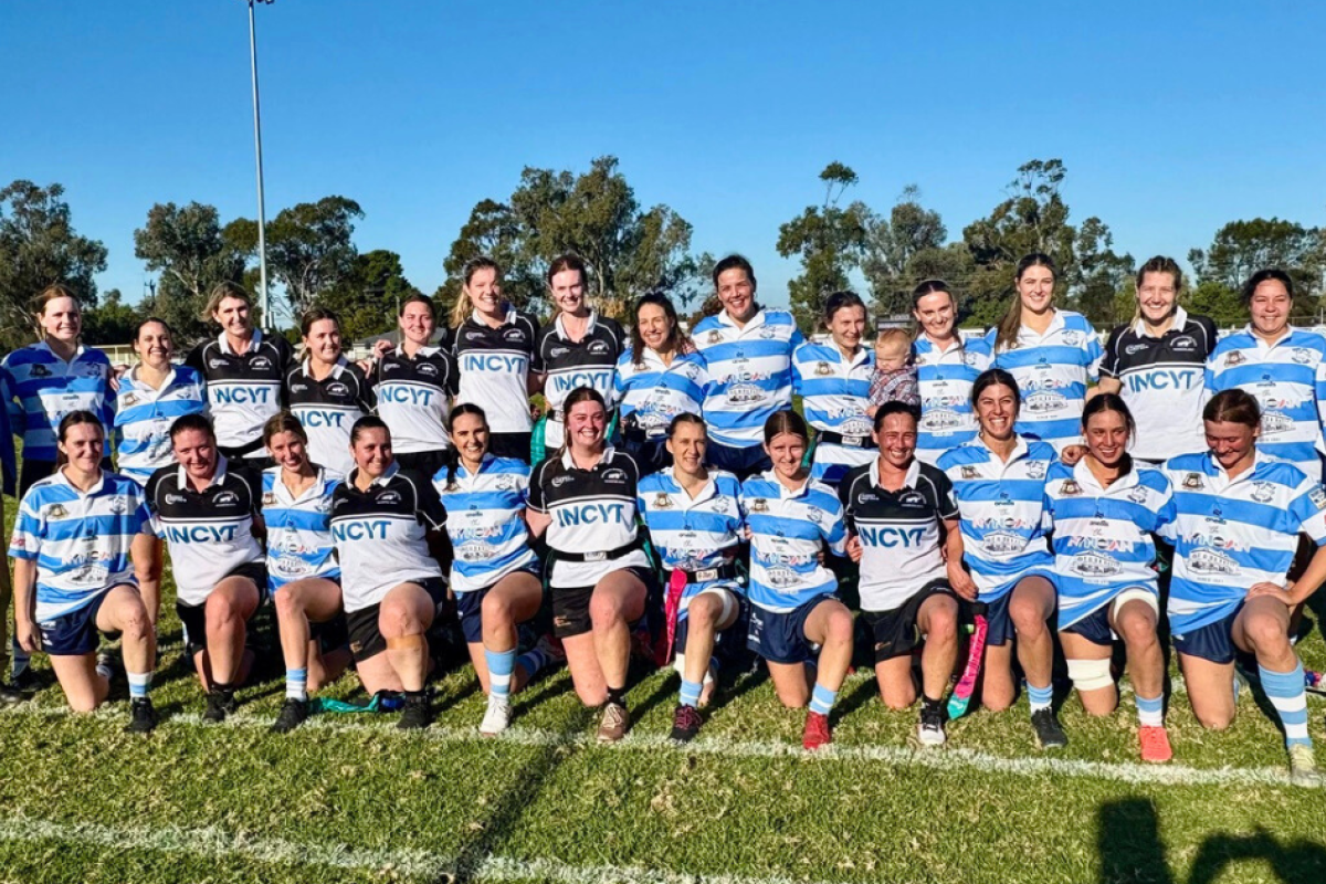 The Bogan Bulls, who won their first game of the Tri Tag season, with opponents the Warren Pumas.