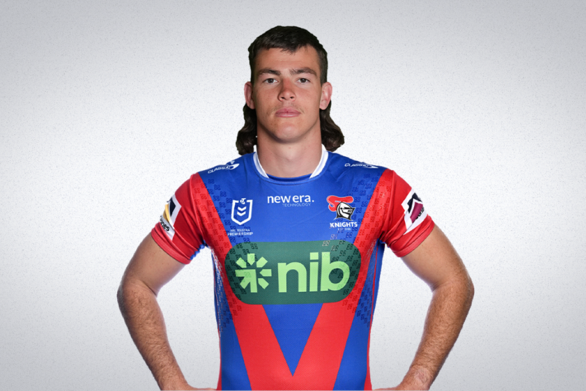 Fletcher Hunt from Warren has been selected to make his National Rugby League debut for Newcastle. Photo courtesy of National Rugby League.