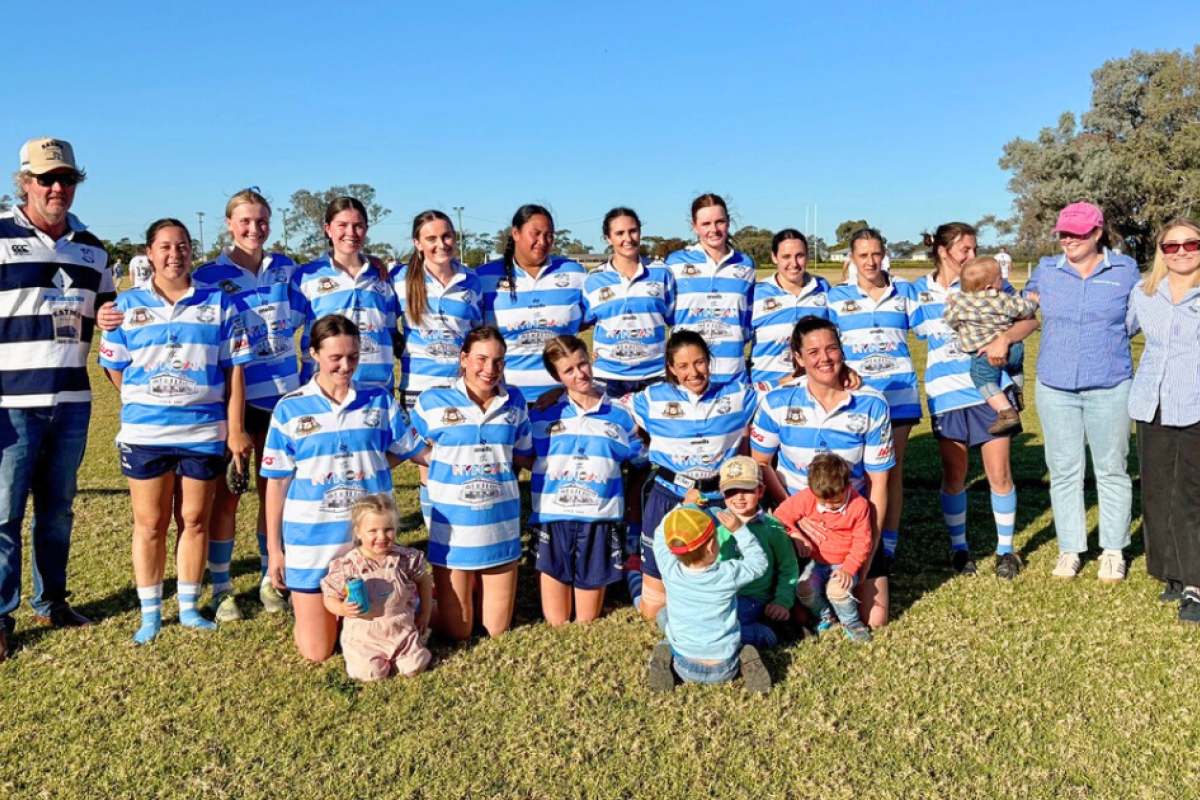 The Bogan Bulls Tri Tag team after a narrow loss to Walgett. Photos by The Nyngan Weekly: Abigail McLaughlin.