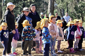 Nyngan preschool dancers enjoying the day.