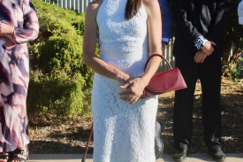 Sophie Doughty won Fashions in the Field classic dress.