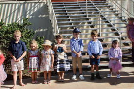 Tiny Tot fashion entrants.